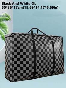 大容量可折叠搬家旅行袋 - 防水防潮无纺布和牛津布材质，配有结实手柄；重型可折叠行李/搬家袋/衣物/被褥收纳袋，飞机图案；多用途，可用于打包、宿舍/出租房收纳、季节性衣柜收纳、洗衣等。 - 彩色 - 查看 6