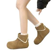 Women Flats - Khaki - View 7