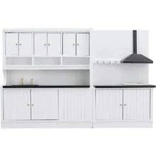 Cocina de Casa de Muñecas 1:12, Juego de Cocina en Miniatura para Casa de Muñecas para Accesorios de Casa de Muñecas - 1 - Ver 1