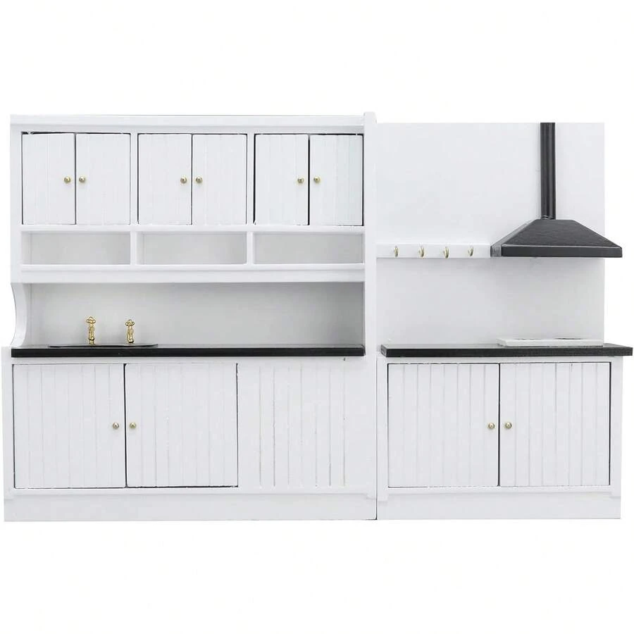 Cocina de Casa de Muñecas 1:12, Juego de Cocina en Miniatura para Casa de Muñecas para Accesorios de Casa de Muñecas - 1 - Ver 1