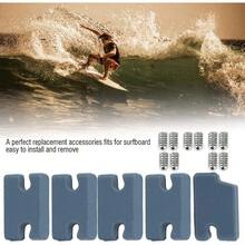 ZJchao 5 Pcs/Set Kit De Compatibilidad De Aleta De PVC Accesorios De Tabla De Surf De Relleno De Pesta?as FCS 2 Ajustador De Tim¨®n Kit De Compatibilidad De Aleta Ajustador De Aleta De Cola - 1 - Ver 9