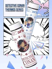 Cốc giữ nhiệt thép không gỉ Detective Conan 316 (500ML) – Cốc Anime chủ đề màu pastel in hình Conan và Shinichi, giữ nhiệt/lạnh lâu dài, hoàn hảo cho người hâm mộ Conan/thanh thiếu niên uống nước hàng ngày (sử dụng khi đi học/đi làm/đi chơi/giải trí), Bộ sưu tập Anime bí ẩn dễ thương, Quà tặng lý tưởng cho người yêu Anime (tuyệt vời cho sinh nhật/trao đổi đồ lưu niệm Anime/trở lại trường học) - Cốc giữ nhiệt Conan Changbai 02 - Xem 8