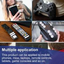 Shockproof 4Pack Phone Grip Tape, Grip Stickers Decal Pre-Cut Non Slip Kit Adhesive Traction Cell Phone Cases, Handles, Tools 4Pack Clear Spring Gift - 2 Black and 2 Clear - View 6