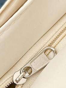 Bolso de tote con bolsillo frontal con estampado de estrellas - Negro - Ver 10