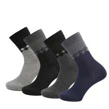12 pares de calcetines de crecimiento para hombres, calcetines deportivos casuales - Combinación 2 - Ver 1