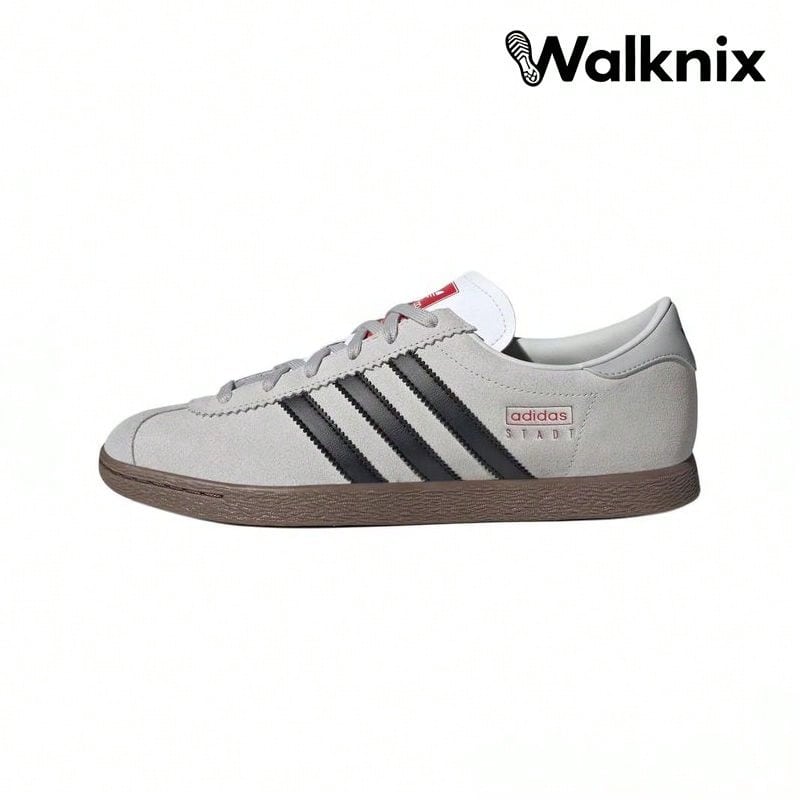 Adidas Stadt 'Grey Black' Grey-One Core-Black Grey-Two Sneakers Men JR6342 - 彩色 - 查看 1