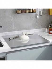 Stainless Steel Cutting Board. Stainless Steel Cutting Board With Raised Edges, Easy To Clean Pastry Board, Suitable For Kitchen Countertop Meat, Fruit, Vegetable, Bread And Baking Products Large Cutting Board.