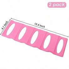 YWebake 2pack Silicone Bottle Beer Stacker Red Wine Stabilizer Storage Rack Multifunctional Food Cans Stacker for Kitchen Cabinet Shelf and Fridge - Rosado - Ver 2