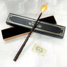 Magic Wand With Flame Effect–Shoot Fireballs Like A Real Wizard!Perfect For Halloween Prop Party Supplies - 05 - 查看 1