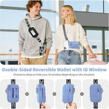Women Wallet & Check Holder - Blue - View 10