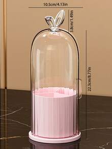 1PC 360 ° Rotating Makeup Brush Holder With Transparent Lid, Desktop Brush Organizer, Desktop Makeup Brush Storage Cup, Cosmetics Display Stand, Dustproof Compartmented Makeup Storage Tube, Makeup Brush Lipstick Tube Bag,Room Decor, Bags,Makeup Bag,Vanity,Travel,Make Up Bag,Travel Essentials,Organizer,Storage,Travel Essential,Makeup Organizer,Makeup Bags,Make Up Organizer,Organiser,Toiletry Bag,Desk Organiser,Cosmetic Bag,Makeup Pouch,Make Up Organize,Vanity Accessories,Make Up Pouch,Make Up Bags,Jewellery Box,Pouch,Makeup Brush Holder,Brush Holder,Perfume Organiser,Pouch Bag,Gifts For Women,Christmas Gifts,Gift Ideas For Women