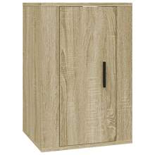 Meuble TV mural vidaXL Chêne Sonoma 40x34,5x60 cm - Camel - Voir 2