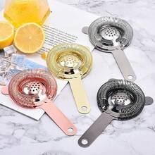 Coladores De Cócteles, Colador De Barra De Acero Inoxidable, Colador De Cócteles Para Camarero, Colador De Bebidas Para Camarero, Colador De Cócteles De Barra De Acero Inoxidable(Dorado) - dorado - Ver 8
