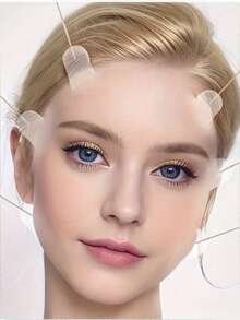 18pcs Unscented, Reusable, Odorless Facial Tape & 4 Adjustable Elastic Bands - Ideal For Neck, Chin, Double Chin Areas - Perfect For Cosmetic And Medical Use, Medical Adhesive | Elastic Headband | Elastic Headband