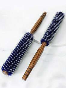 Przedłużony holenderski grzebień do kręcenia grzywy świni, drewniany grzebień, grzebień do stylizacji, cylindryczny grzebień do wałkowania, drewniany grzebień do grzywy