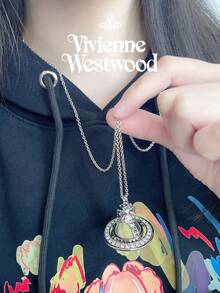 Vivienne Westwood Pina Small Orb Necklace - Silver - View 5