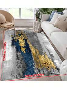 1pc Nordic Sparkling Diamond Bedside Rug, Machine Washable For Bedroom, Living Room, Sofa, Coffee Table, Blanket, Bay Window, Bedside, Floor Mat - Grey - View 14