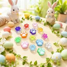 POKOJA LAND Đồ chơi giảm căng thẳng hình móng vuốt mèo Taba MINI, bộ 1/5/10/20/30/40 chiếc, bóp hình móng vuốt mèo, đồ chơi cảm giác dễ thương, đồ chơi silicon mềm dẻo thủ công, đồ chơi giảm căng thẳng co giãn, lò xo móng vuốt mèo, quà tặng cho bé gái, sinh nhật, tiệc tùng. - Nhiều màu - Xem 11