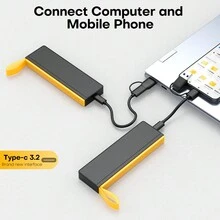 KODAK Extreme SSD Portable 1000MB/S 512GB 256GB 128GB USB3.2 TypeC Gen2 External Solid State Drive For PC Laptop Desktop Smartphone - Black - View 4