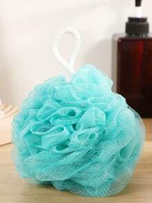 Extra Soft Large Premium Shower Sponge, Flower Shaped, Solid Color Bath Puff, Unisex, Gentle Exfoliating, Back Massager, Absorbent Towel, Exfoliating Cleanser, Bubble Bath, Skincare, SPA Experience, Soft Bathing Accessories - Multicolor - View 9