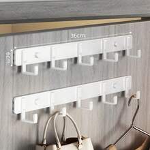 1pc Multi-Functional Wall-Mounted Hanger, Wall-Mounted Coat Hook, Wall-Mounted Clothes Hanger, Hook Without Holes, Wall-Mounted Belt And Clothes Hanger, Suitable For Hanging Coats, Hats, Jackets, Clothes And Bathroom Supplies,His Comments, Hanging His Bag, Hangers, Interests, Relationships, Wall Shelves, Wall Hangers, Adhesives, Door Hooks, Wall Stickers, Comments