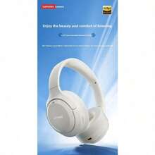 Lenovo Tai nghe Bluetooth không dây  EB325, Tai nghe chơi game không dây thực sự, Âm thanh Hi-Fi trầm sâu, Tai nghe thể thao khử tiếng ồn - màu đen - Xem 5