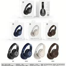 4 Colors Unisex Matte Soft Foam Active Noise Canceling Wireless Headphones Studio Pro 4th Gen Over-Ear HiFi Sound Foldable Headset Thanksgiving Travel Office - 深卡色[跑量款帶彈窗帶皮包] - 查看 4