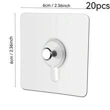 20pcs No Drill Wall Hooks, Sturdy Invisible Plastic Clips For Hanging Photos And Frames, Ideal For Home, Exhibition Decor, Paintings, Wall Art - Multicolor - View 11