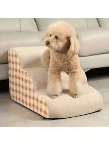 宠物楼梯床边台阶，适用于小型犬猫，沙发床梯子，幼犬泰迪熊攀爬坡道 - 彩色 - 查看 5