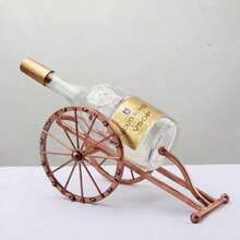 YEuropean Wine Racks Home Creative Red Wine Rack Ornaments Wine Bottle Racks Wine Cabinet Decoration Wine Bottle Rack 1 Piece - Bronce - Ver 5