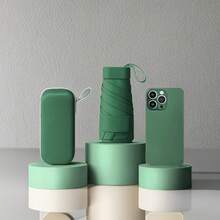 Black Windproof And Waterproof Folding Umbrella, Suitable For Business People's Travel, Sturdy Windproof Travel Umbrella, Aluminum Umbrella Pole, Black, Lightweight, Strong Ultraviolet, Foldable, Compact, Portable, Rainproof, Sunscreen.