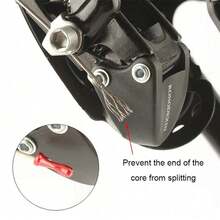 20件/套自行车刹车变速线套装，包含2根2米刹车线、2根2米变速线、4个彩色线尾帽和12个O型圈，不锈钢材质。 - 銀色 - 查看 9