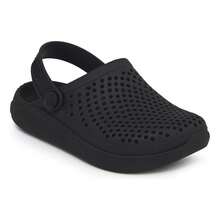 Set Of 2 Pairs Of Soft And Comfortable Boys' Slide Sandals And Clogs - Black - View 4