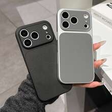 适用于 17 Pro Max/16 Pro Max/15 Pro Max/14 Pro Max/13 Pro Max，手机壳采用大窗口设计，简约风格，适合日常通勤，防摔，精准开孔确保信号畅通，防指纹。 - 灰色 - 查看 4