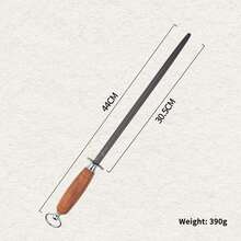 17-Inch Tempered Steel Commercial Kitchen Knife Sharpener - Quick Edge Repair, Non-Slip Handle, Suitable For Chefs/Butchers - #8 Sharpening Rod - View 1