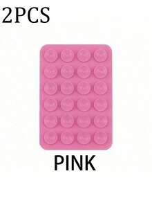 Double-Sided Silicone Phone Grip Handle, Suction Cup Phone Case Stand, Hands-Free Sticky Phone Holder, Suitable For Selfie And Video, Phone Finger Grip Stand, Wall Mounted, Car Mount, Applicable For Home, Office, Bathroom, Kitchen, Easy To Clean, No Trace, Soft Touch, Reusable Phone Accessory