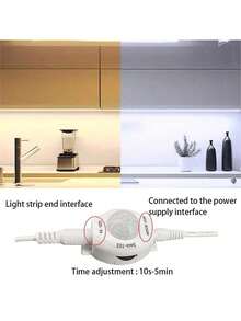 5V USB Motion Sensor LED Strip Light, 3.28-32.8ft Length, 120° Sensing Angle, Adjustable Duration, Home Lighting