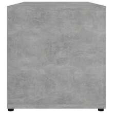 Mobile porta TV vidaXL, grigio cemento, 80x34x36 cm, legno composito - Cammello - Visualizzare 8