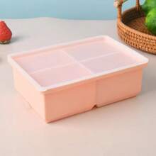 1/2个带盖硅胶冰格 - 柔韧可重复使用的大号冰格模具，容量1杯，适用于汤、炖菜、酱汁，可用洗碗机清洗，非常适合圣诞节、万圣节、复活节、感恩节和其他节日。 - 彩色 - 查看 17