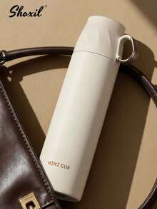 shoxil 1pc Large-Capacity Insulated Kettle, Gold-Plated Style Teapot, Coffee Kettle, Hot Water Bottle, Press-Type Glass Inner Liner Insulated Flask