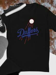 Let's Go Duffers Short Sleeve Golf T-Shirt - màu đen - Xem 1