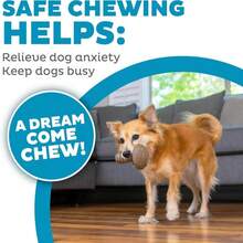 Outward Hound Dogwood Mushroom Durable Dog Chew Toy, Peanut Butter Scent, Medium - MàuF - Xem 6