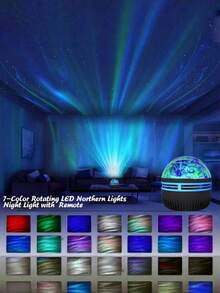 1pc Wave Projection Lamp - USB Powered, Ripple Wave Effect, Feels Like Being In The Waves. It Is A Toy, A Gift, And A Perfect Birthday Gift. Suitable For Game Room, Bedroom, Living Room, Etc.