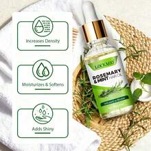 120g Batana Hair Oil + 120ml Batana Essential Oil + 30ml Rosemary Oil Set, Cold-Pressed, Enriched With Biotin, Castor Oil, Rosemary And Peppermint, Nourishes Scalp And Hair, Strengthens Strands, Prevents Breakage And Split Ends, Repairs Dry Damaged Hair, Leaves Hair Glossy And Healthy, Deeply Nourishing, Suitable For All Hair Types - Green - View 3