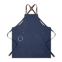 Celemek Kanvas Tebal dengan Teks/Logo Kustom, Tahan Air dan Minyak, Cocok untuk Dapur Rumah, Berkebun di Luar Ruangan, Katering, Pakaian Kerja Denim, Hadiah Luar Biasa untuk Ayah, Celemek Bar, Celemek Bengkel Kanvas dengan Kantong, Hadiah Kustom, Celemek Dapur, Celemek BBQ, Celemek Bartender - beraneka warna - View 13