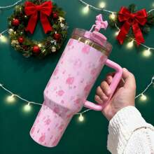 S*Love Limited Edition Gift Box - 40 Oz Large Capacity Stainless Steel Vacuum Insulated Travel Mug, The Perfect Choice For Valentine's Day Gifts. Suitable For Office Use. It Is Ideal For Use In Cars, Gyms, Outdoors, Sports, Travel, Juice, Coffee, And Designed For Both Cold And Hot Beverages. It Is Also Suitable For Graduation Gifts, Teacher Gifts, Valentine's Day Gifts, Birthday Gifts, Thanksgiving Gifts, Christmas Gifts, Party Supplies And Other Occasions. It Is Perfect For All Kinds Of Drinks, Including Ice Water, Iced Tea Or Coffee, Cold Drinks And Hot Drinks - 伊比沙島日落+禮盒 - 查看 2