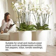 130 Unidades Soporte para Plantas con 20 Soportes para Plantas, Equipado con 40 mosquetones, con 20 Tubos de extensin, Soportes para Plantas - Verde - Ver 6