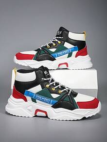 2025 Summer Casual Breathable Sports Sneakers, Fashionable Men's White Casual Shoes - Black - View 4