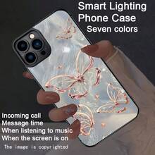 Una funda de teléfono de alta calidad hecha de plumas y material de alambre plateado, una funda de protección creativa clásica y elegante, diseño a prueba de golpes y anticaídas, resistente a la suciedad y duradera, adecuada para  17/17 Pro/17 Pro Max/17 Air/ 16/16 Pro/16 Pro Max/16 Plus/ 15/15 Pro Max/15 Pro/15 Plus/ 14/14 Pro/14 Plus/14 Pro Max/ 13/13 Pro/13 Pro Max/12/12 Pro/12 Pro Max/11/11 Pro/11 Pro Max/XR/X/XS/XS Max. Es el regalo de cumpleaños perfecto para novias, novios, esposos, esposas, amigos o para uno mismo, innovador y a la moda, adecuado tanto para hombres como para mujeres - tecnología que brilla en la oscuridad, diseño elegante durante el día y mayor visibilidad por la noche. - Plata 2105 - Ver 8