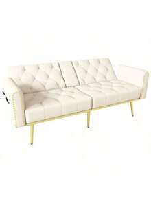 Soffor och soffor - Beige + Sammet + 2 sitsar - Visa 4